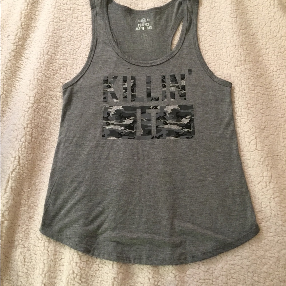 Grey tank